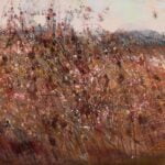 Pejzaż jesienny, Halina Nowicka Pejzaż jesienny, obraz ręcznie malowany na płótnie. Obraz idealny do biura, salonu, sypialni. Oprawiony w ramę.