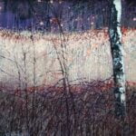 W lesie Halina Nowicka pejzaż