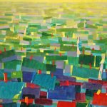 Aleksy Nowak, abstrakcja do salonu lub gabinetu, duży format. Obraz ręcznie malowany w ramie. Abstrakcja ręcznie malowana. Malarstwo nowoczesne. Obrazy ręcznie malowane na sprzedaż. Galeria Sztuki .