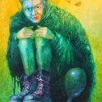 Aleksy Nowak, abstrakcja do salonu lub gabinetu, duży format. Obraz ręcznie malowany w ramie. Abstrakcja ręcznie malowana. Malarstwo nowoczesne. Obrazy ręcznie malowane na sprzedaż. Galeria Sztuki .