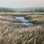 Rozlewisko Leszek Kurek obraz olejny na płótnie