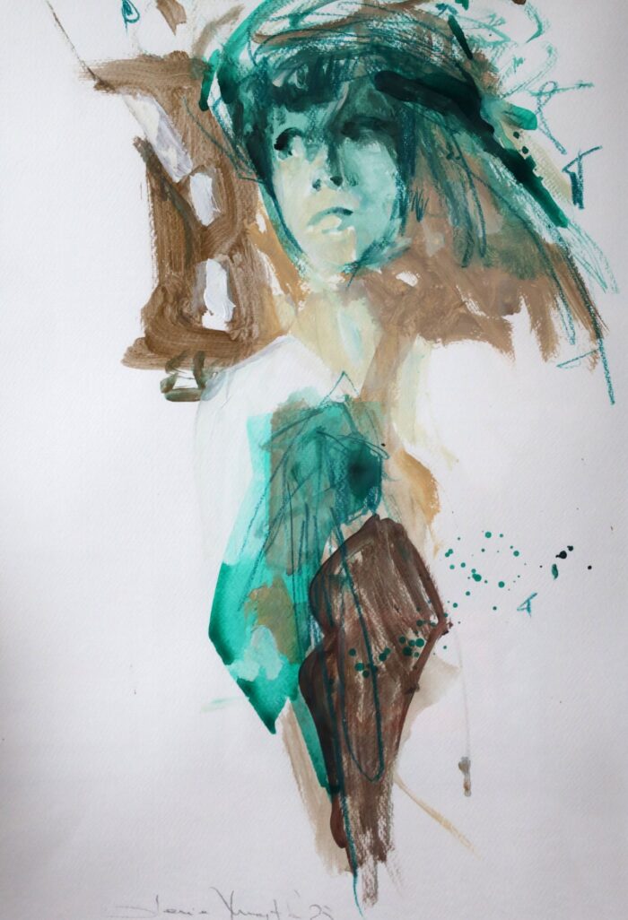 Portret kobiecy w beżach | Daria Majtka- Kucharska - obrazek 1