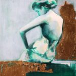 Portret kobiecy w zieleniach | Daria Majtka- Kucharska