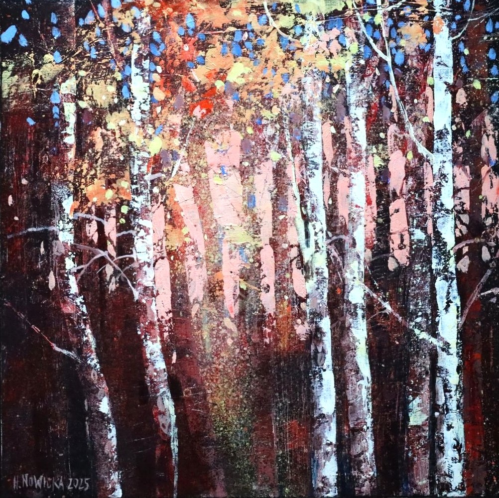 Jesienny las Halina Nowicka 5 Jesienny las | Halina Nowicka - obrazek 1