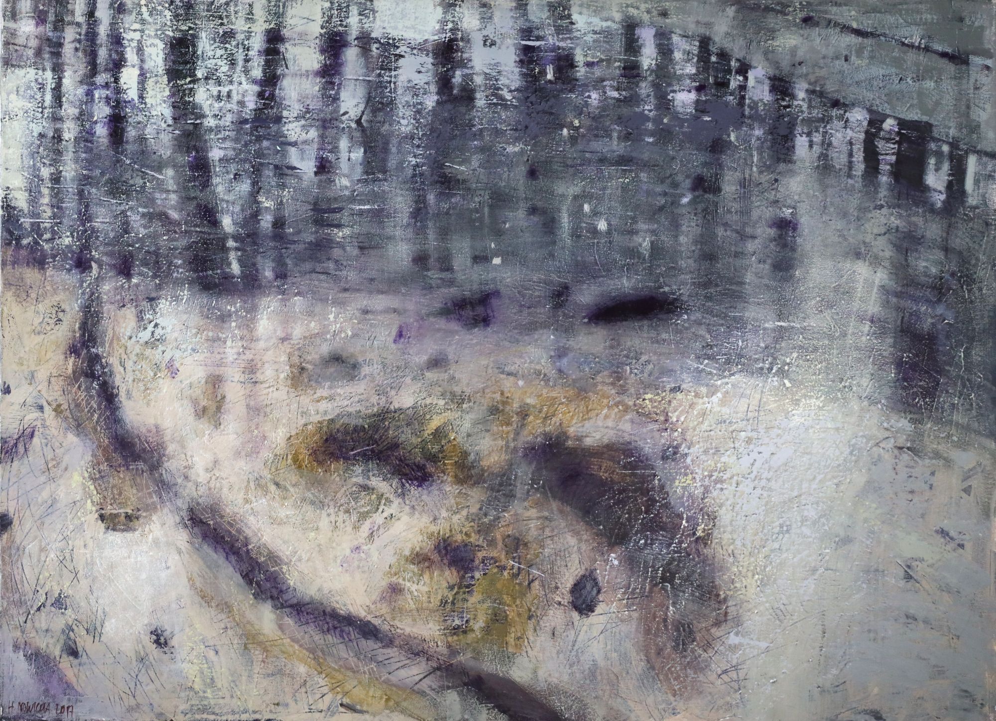 Woda z lodem 73x100 Woda z lodem | Halina Nowicka - obrazek 1