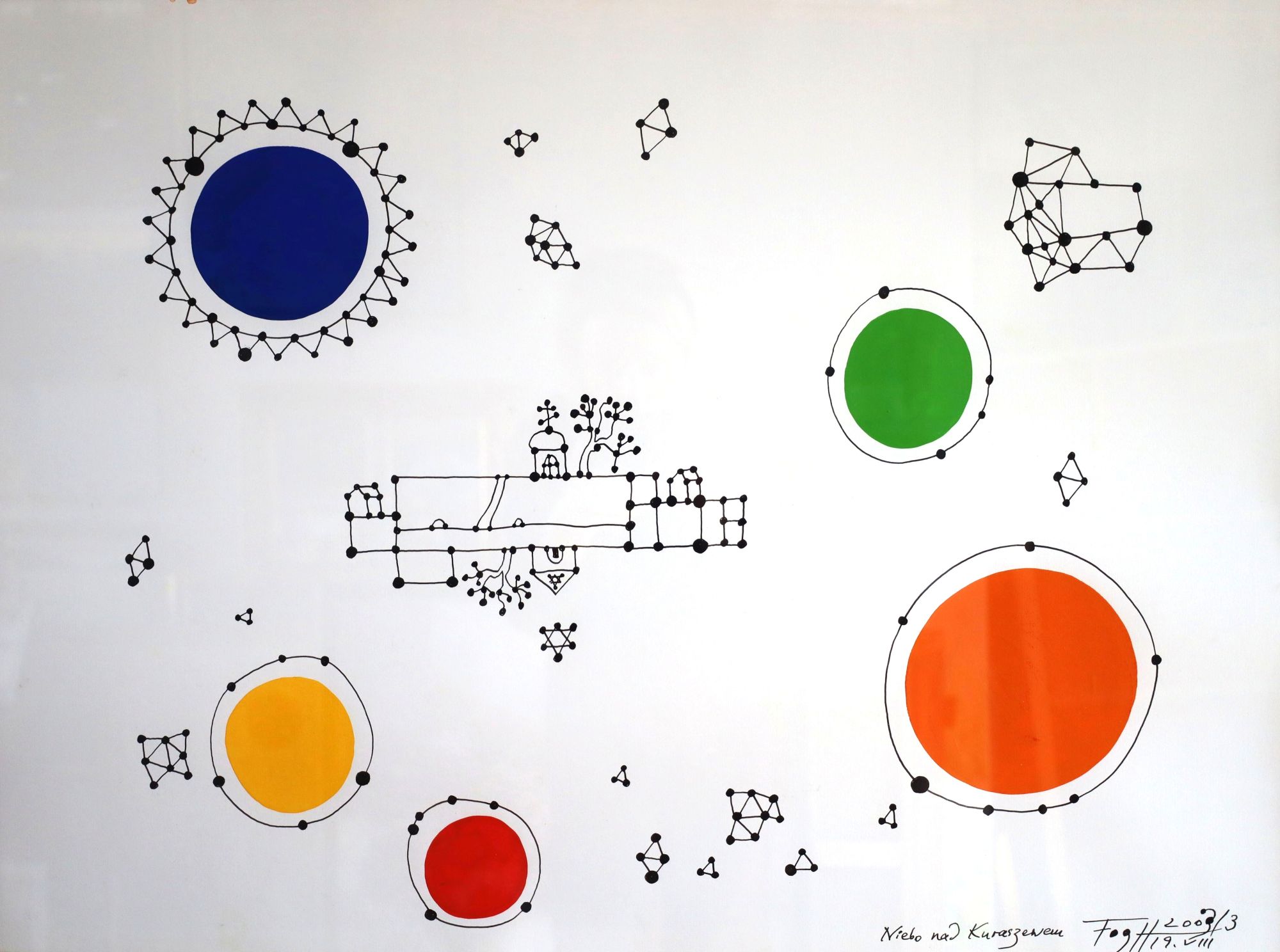 Niebo nad Kuraszewem Andrzej Fogtt 1 Niebo nad Kuraszewem | Andrzej Fogtt - obrazek 1