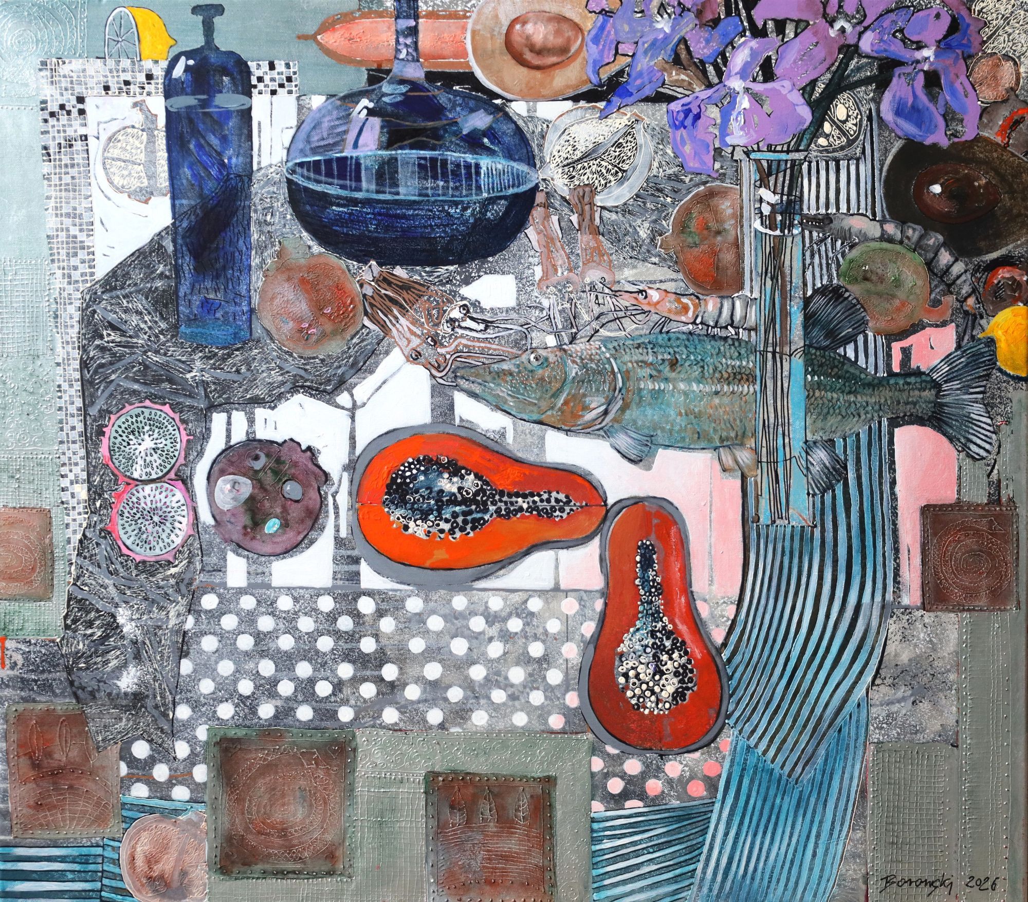 Styczniowa martwa natura Andrzej Borowski Styczniowa... | Andrzej Borowski - obrazek 1